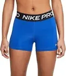 SOLD Nike Women&#x27;s Pro 3&quot; Blue Shorts - XL