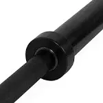 Cap Barbell 2-Inch Olympic 5 ft Weight Bar, Black