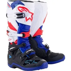 ALPINESTARS 2012014-1732-1<wbr/>2 Tech 7 Boots - Black/Blue/Red<wbr/>/White - US 12