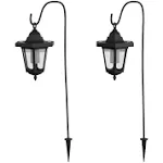 Pure Garden Hanging Solar Coach Lights