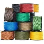 6 Pieces Assorted Atwood Rope MFG Micro Utility Cord 1.18mm X 125ft Reusable Spool | Tactical Nylon/Polyester Fishing Gear, Jewelry Making, Camping Accessories (Assorted)