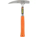 ESTWING Rock Pick - 14 oz Geology Hammer with Pointed Tip & Shock Reduction Grip - E3-14P