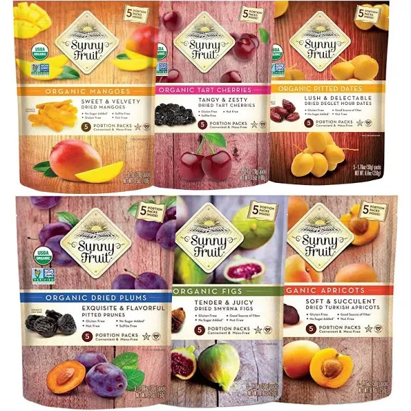 Sunny Fruit Organic Dried Fruit Assortment