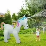 Float Joy Giant Inflatable Unicorn Sprinkler