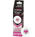 Butterfly R40+ 3 Star Table Tennis Ball - 3 Pack