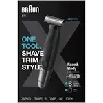 Braun Series XT5 Face &amp; Body All In One Mens Beard Trimmer Electric Razor New