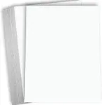 Hamilco White Cardstock Thick Paper 8 1/2 x 11&#034; Heavy Weight 120 lb Cover Car...