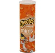 Cheetos Minis, Cheddar Flavored Canisters, (6 Cans)