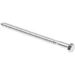 Hex Lag Screws, 3/8 in. X 6 in., A307 Grade A Zinc Plated Steel, 15PK