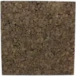 Flipside Products Dark Cork Tiles, 12&#034; x 12&#034;, Pack of 4