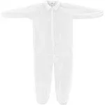 Global Industrial 708186XL Disposable Polypropylene Coverall, Elastic Wrists ...