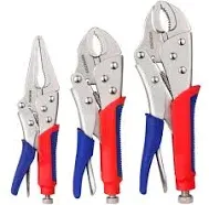 WORKPRO 3-Piece Locking Pliers Set