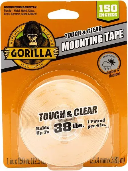 Gorilla Max Strength Mounting Tape