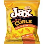 Bachman Jax Cheddar Cheese Puffed Curls, 3-Pack 8.5 Oz Bags