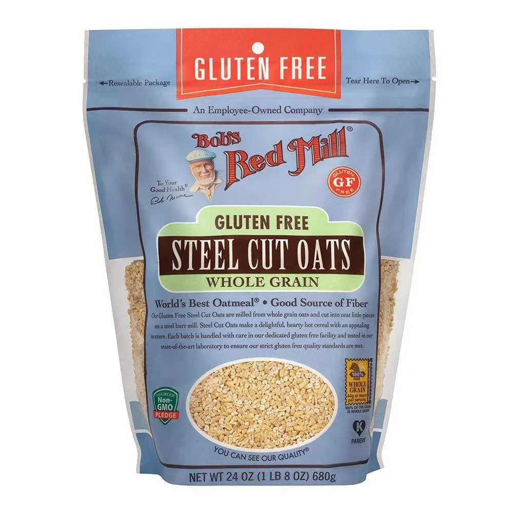 Bob's Red Mill, Steel Cut Whole Grain Oats, 24 Oz