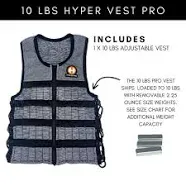 Hyper Vest® PRO Weight Vest | Adjustable, Comfortable, Thin » Medium / 10 LBS » Hyperwear