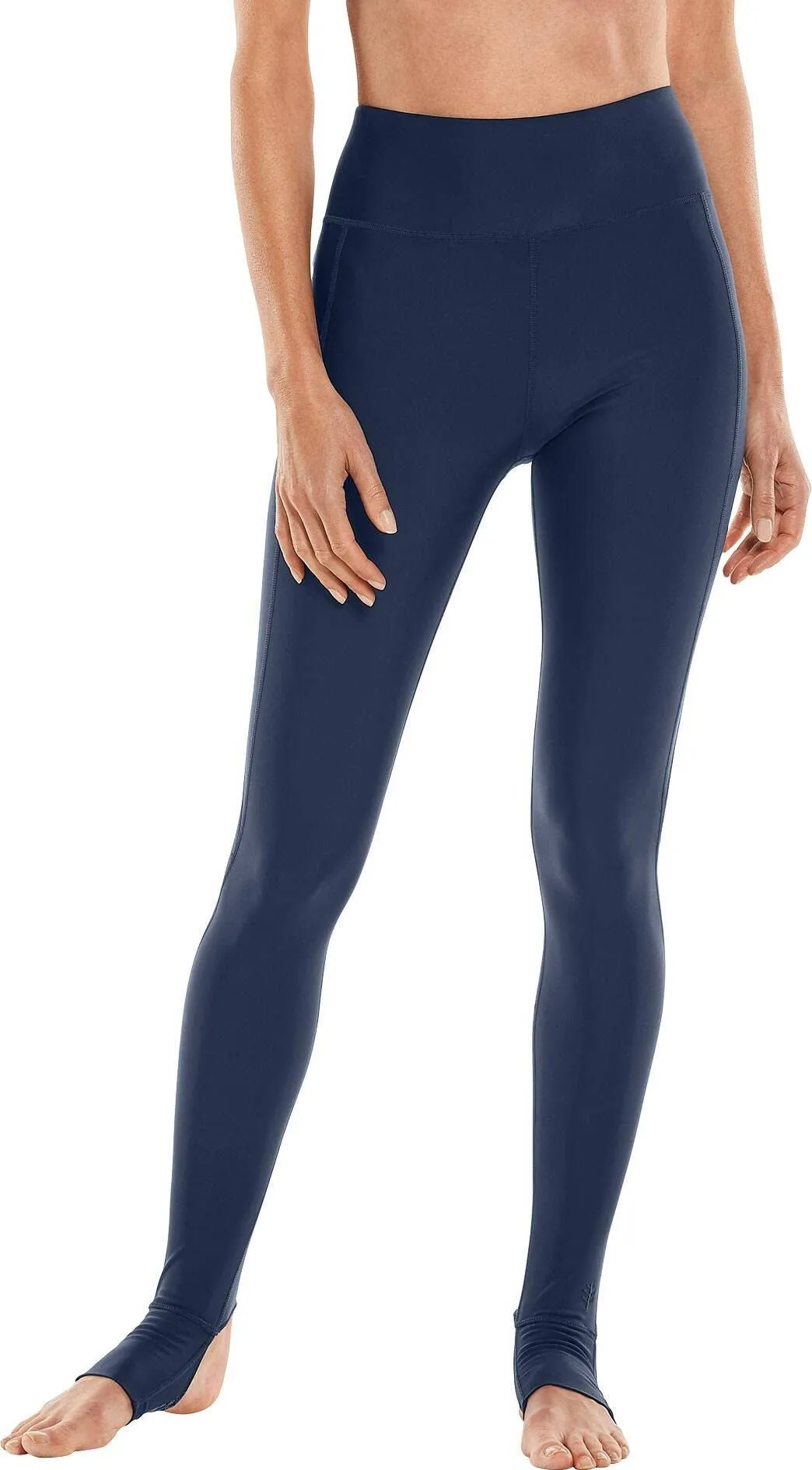 Coolibar Women's Serra Mesa Stirrup Swim Leggings