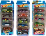 Hot Wheels Toy Cars Bundle of 15 1:64 Scale Vehicles includes 3 5-Packs with Different Themes