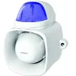 Seco-Larm SH-816S-SQ/B Self-Contained Siren/Strobe – Blue