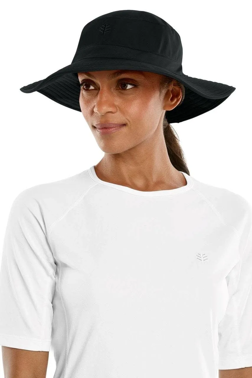 Coolibar UPF 50+ Women's Brighton Chlorine Resistant Bucket Hat - Sun Protective