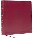 NABRE XL, Catholic Edition, Leathersoft, Burgundy, Comfort Print: Holy Bible [Book]