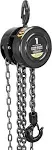 Torin ATR9010B Manual Hand Lift Steel Chain Block Hoist with 2 Hooks, 1 Ton (2,000 lb) Capacity, Black