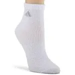 Adidas Women's Superlite 3.0 6-Pack Quarter Socks, White/Black/Grey / M