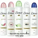 Dove Body Spray Anti-Perspirant/Anit-Transpirant