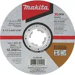  E-00446 X-LOCK 4-1/2" x .045" x 7/8" Type 1 General Purpose 60 Grit Thin Cut‑Off Wheel for Metal and Stainless Steel Cutting