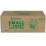 2000 Grocery / Convenience Store Small T-Shirt Carry-Out Bag Carryout