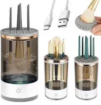 Wireless Electric Makeup Brush Cleaner Machine Cosmetic Brush Cleaner Automat...