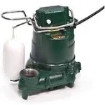 Zoeller 53-0016 Mighty Mate 1/3 HP Automatic Submersible Sump Pump with 25 Foot