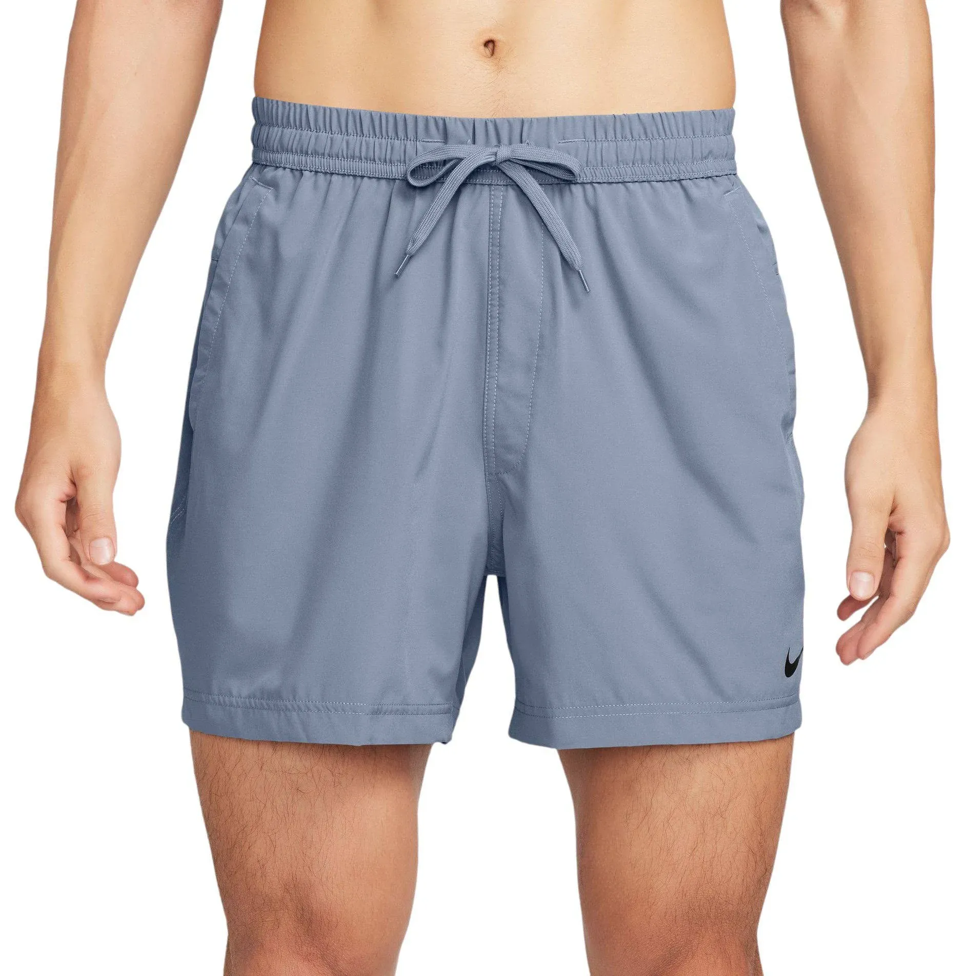 Nike Men's Dri-Fit Form Unlined Shorts 5 in Ashen Slate/Black, Small - Men's Athletic Performance Bottoms at Academy Sports