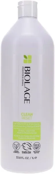 Biolage Normalizing Clean Reset Shampoo | Intense Cleansing Treatment To Remove Buildup | For All Hair Types | Paraben-Free | Vegan | Cruelty Free | Clarifying Salon Shampoo