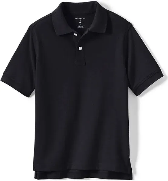 Lands' End Kids Short Sleeve Interlock Polo Shirt