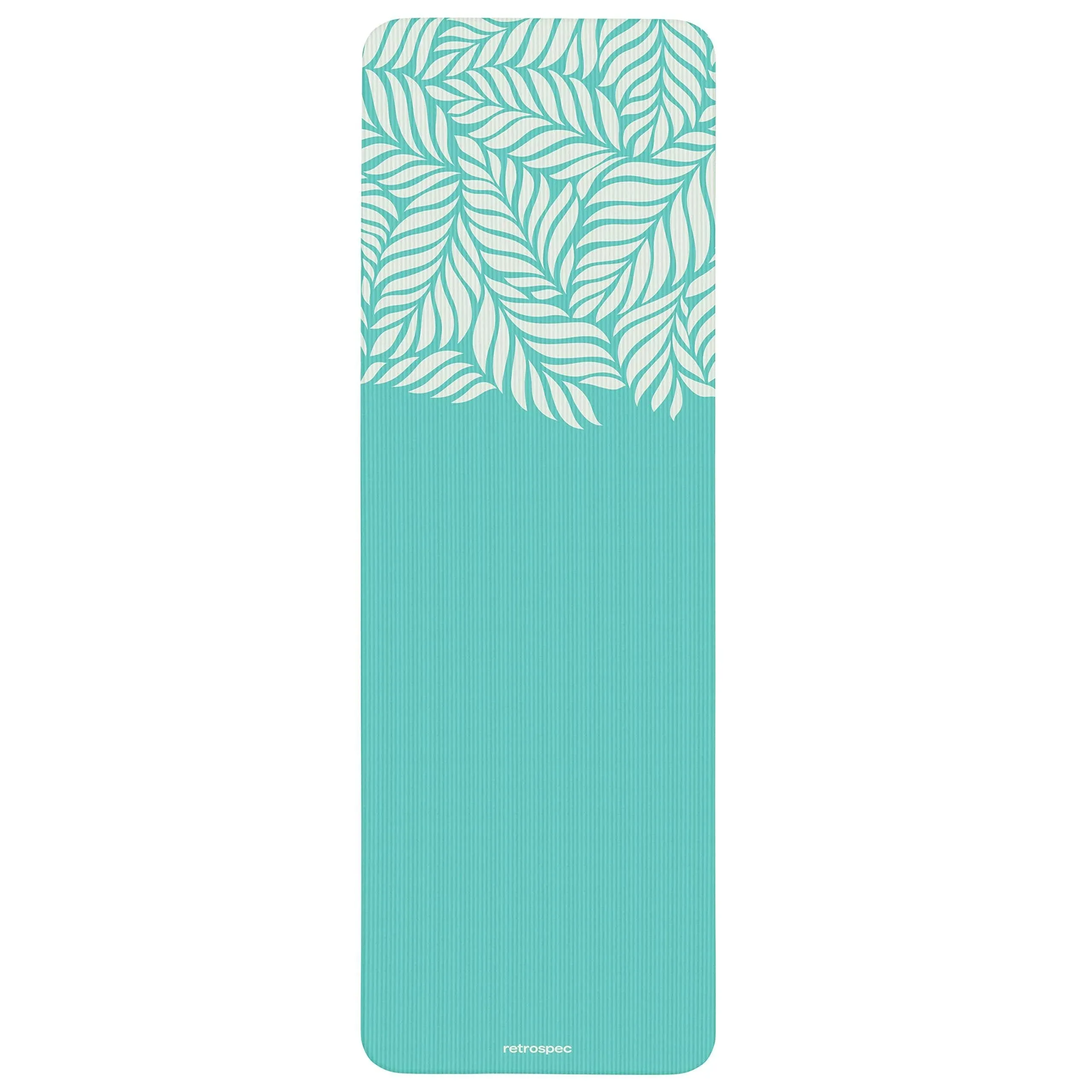 Retrospec Solana Yoga Mat 1/2" Blue Lagoon