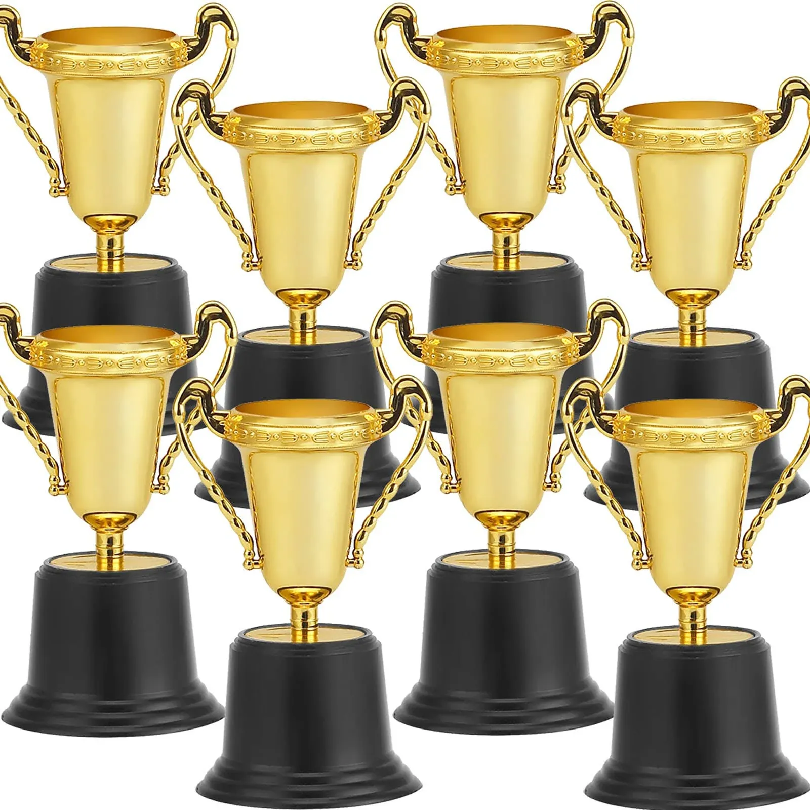 24 Pack Gold Award Trophy Cups,5 Inch Gold Trophies Party Favors for Award Ceremony,Party Celebrations, Corporate Events, Competitions for Boys Girls Kids and Adults