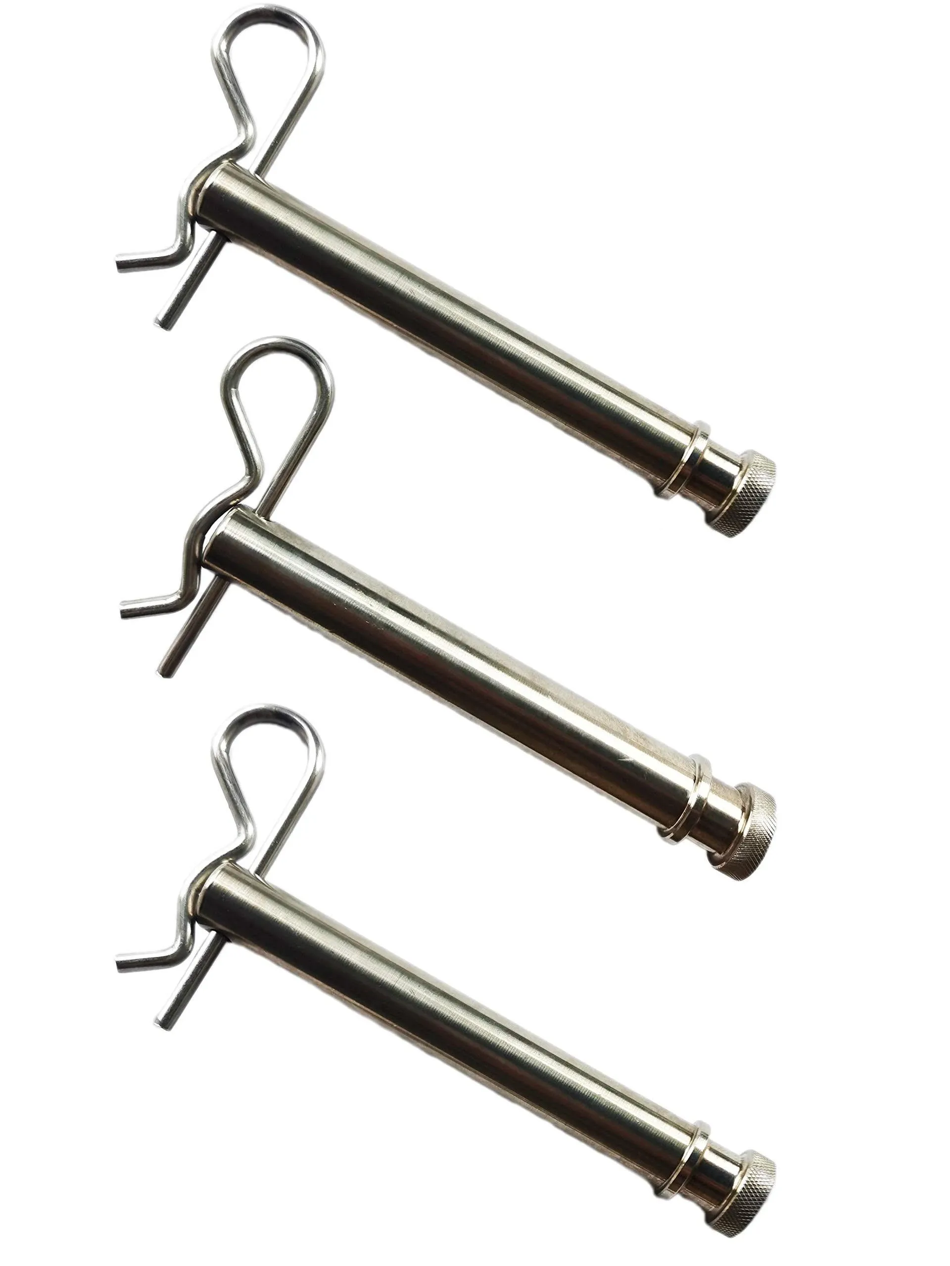 TS35010 Tow and Stow Stainless Steel Receiver for 2&#034;2.5&#034; Hitch Pins Keeper Clips