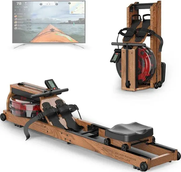 JOROTO Rowing Machines for Home Use foldable Rower Machine with bluetooth Monitor