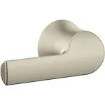 Moen Doux Brushed Nickel 4.25&#034; Brass Decorative Toilet Tank Flush Lever,