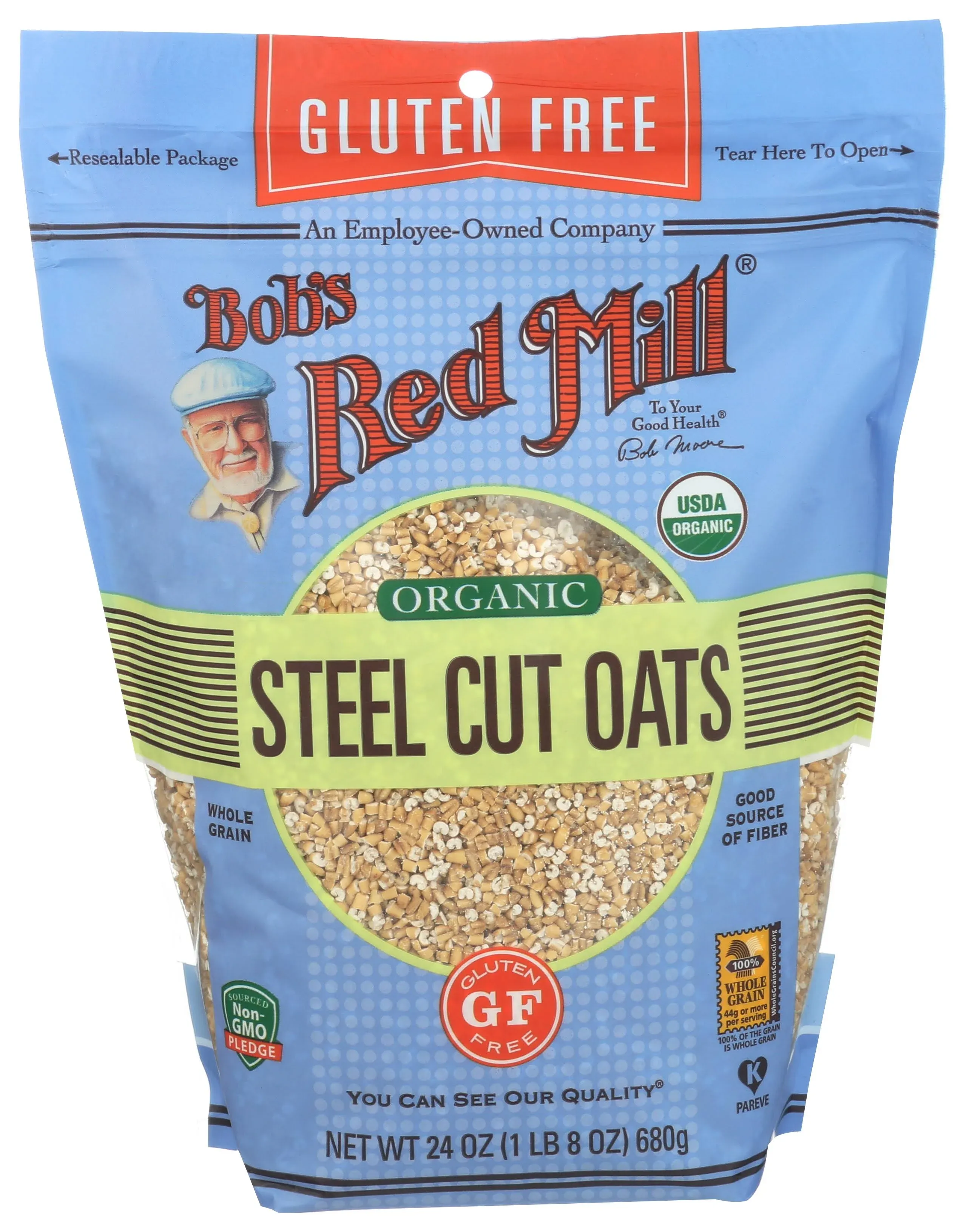 Bob's Red Mill Fresh Steel Cut Oats Gluten Free - 24 oz