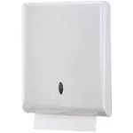 EnBath Commercial Paper Towel Dispenser Wall Mount, Holds 500 Multifold, Trifold, Z Fold, C Fold Hand Towels for Bathroom/Restroom, Office, Shop, or