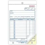 Rediform Sales Book, 12 Lines, Three-part Carbonless, 4.25 X 6.38, 50 Forms Total