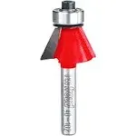 Freud 15/16 in. D X 1 in. X 2-3/16 in. L Carbide Chamfer Router Bit