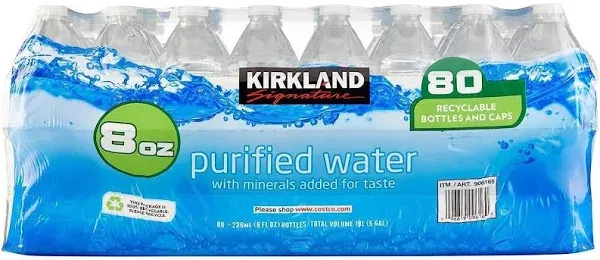 Kirkland Signature Purified Drinking Water 16.9 Ounce 40 Count