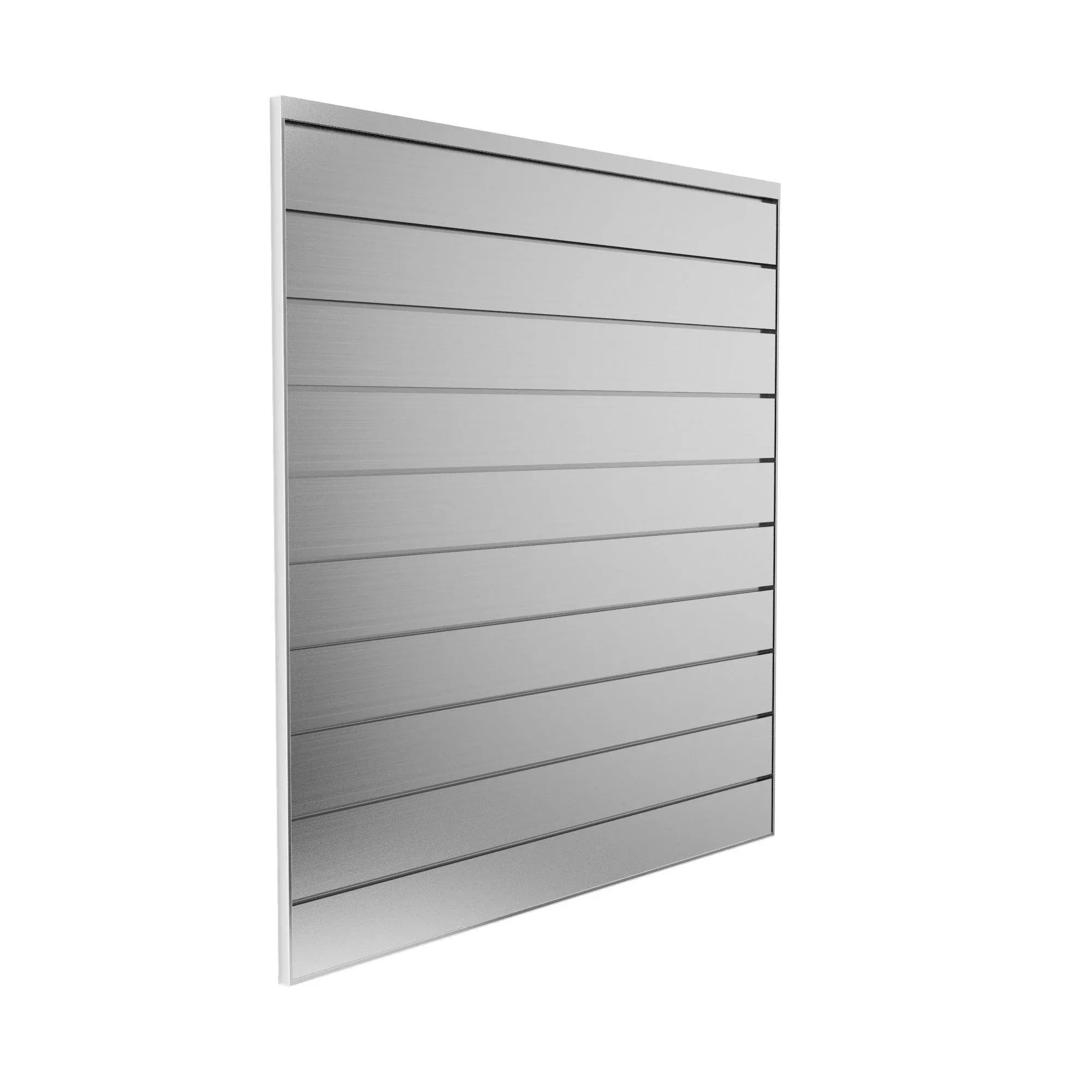 Proslat 88900 Aluminum Slatwall Garage Organizer Storage System, 8 x 4', Silver