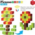 PicassoTiles 102 Piece Pixel Magnetic Puzzle