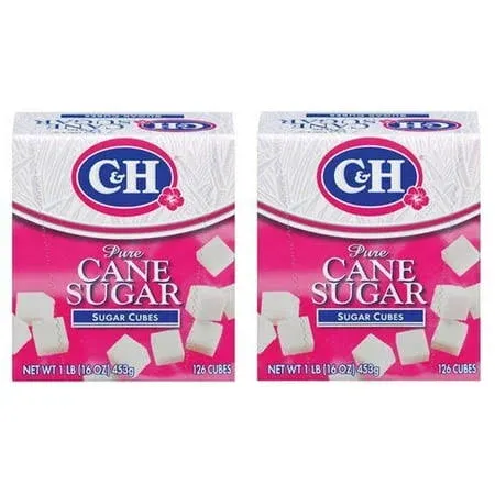 C&amp;H Pure Cane Sugar Cubes 16 oz  (2 pack)