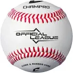 Champro Official League Synthetic Baseball - Dozen