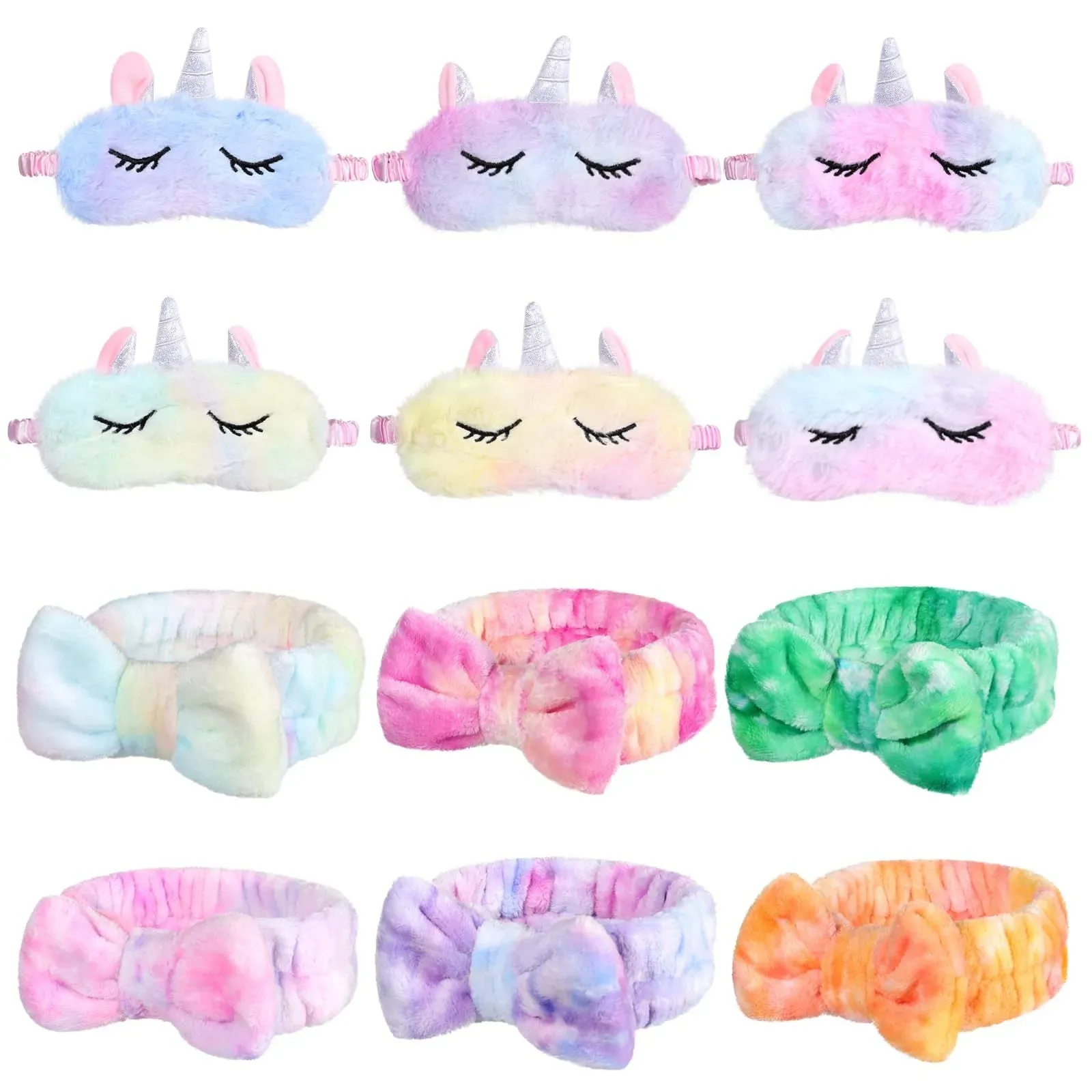 Yinder Teenager Girl Unicorn Animal Plush Sleep Eye Mask